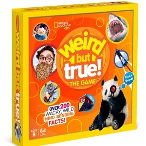 Weird But True! The Game, Trivia Cards & Board Game in 1! Family Fun!